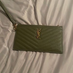 Ysl large zipped pouch